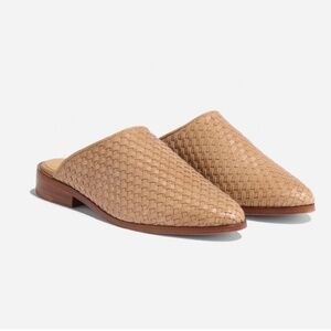 Nisolo Ana Woven Mule - Almond - size 8 - Brand New!